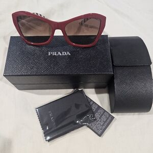 Prada Women's Red Sunglasses